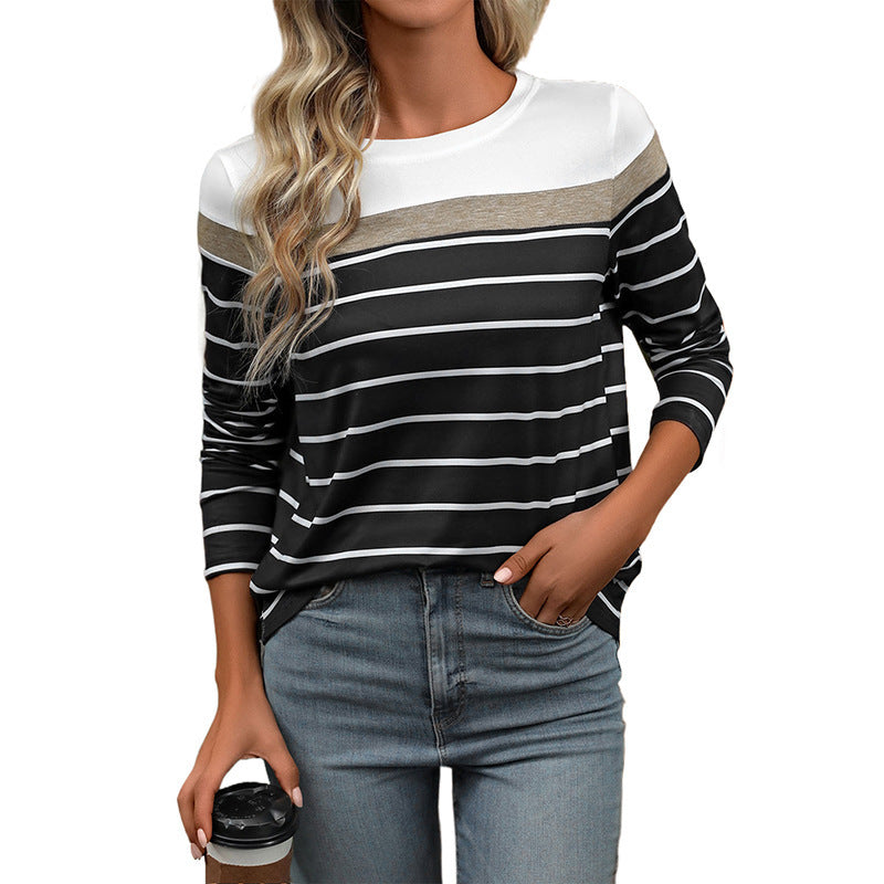 Damen Freizeit Longsleeve Oberteil Drune