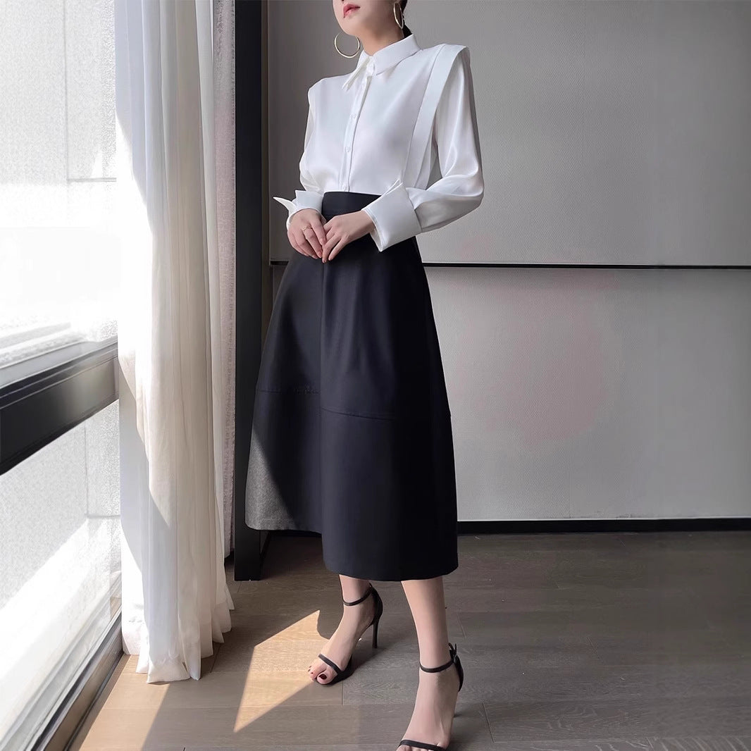 Damen Elegante und modische Bluse mit innovativen Schnitt Drune