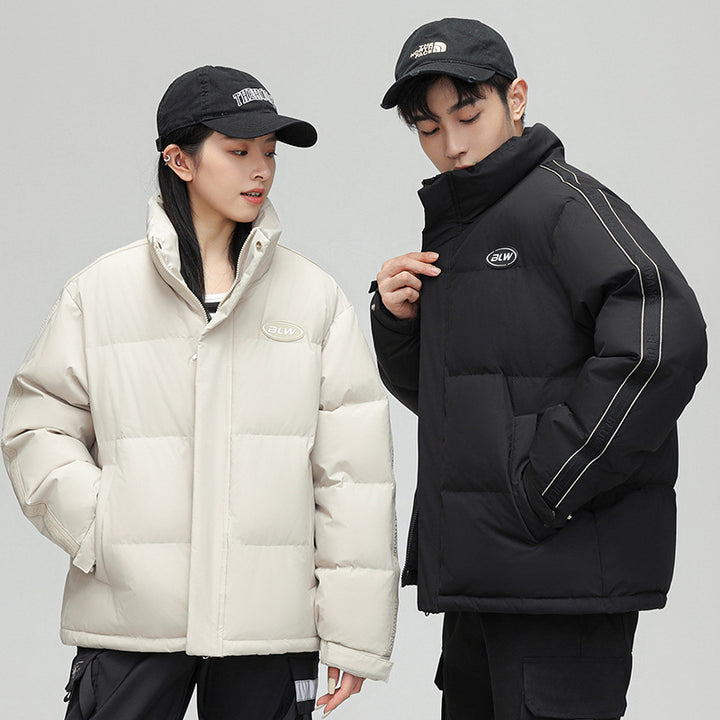 Herren Winterpufferjacke mit hohem Kragen Drune