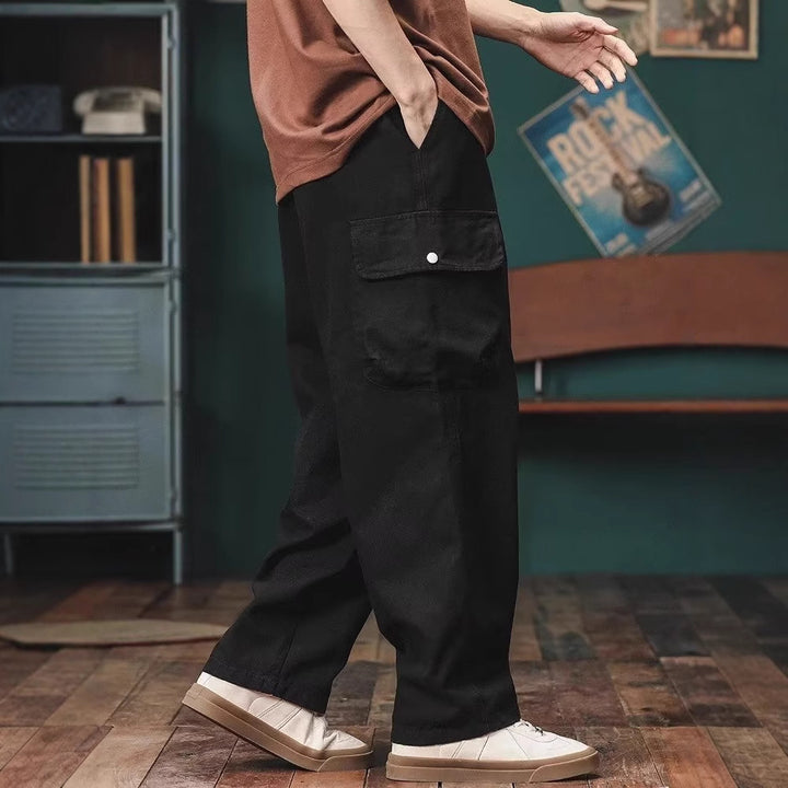 Herren Modische Cargo-Hose mit praktischen Seitentaschen Drune