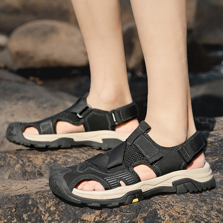Damen Sportliche Outdoor-Sandalen mit rutschfester Sohle und verstellbaren Riemen Drune