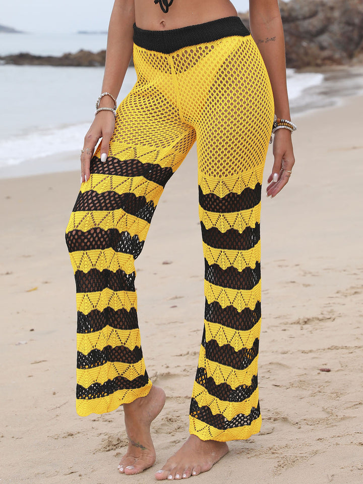 Damen gehäkelte Strandhose Drune