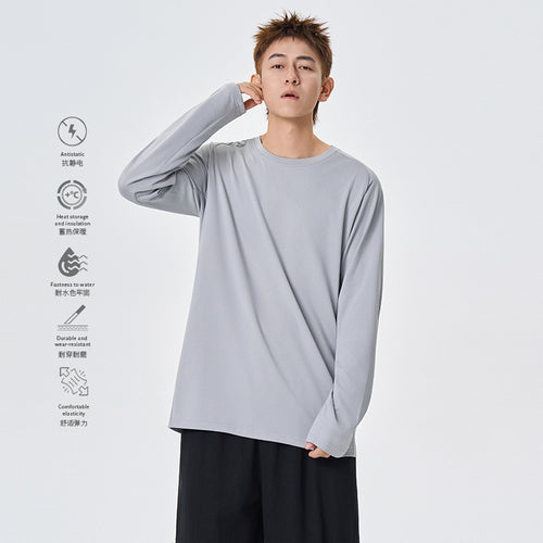 Herren Langarm-Thermo-Shirt mit Waffelstruktur und atmungsaktivem Funktionsmaterial Drune
