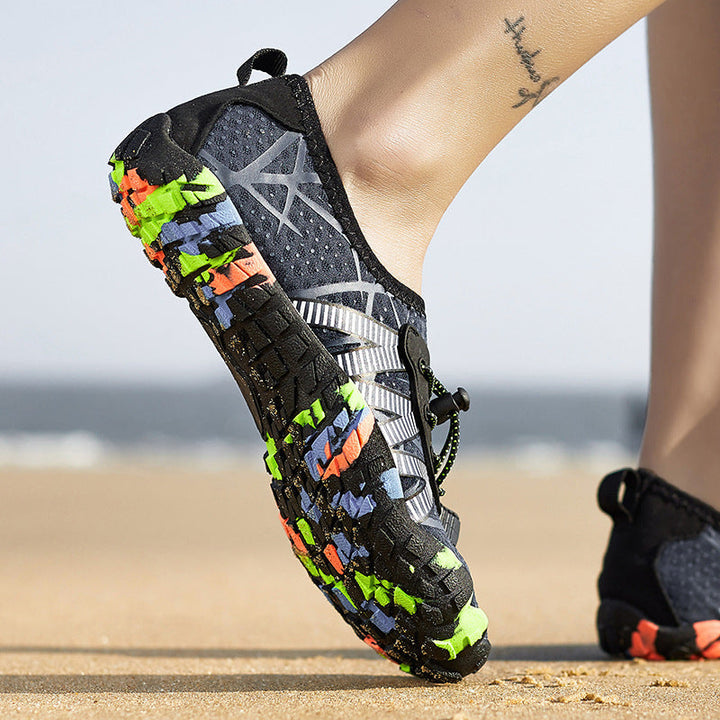 Damen Wassersportschuhe mit schnelltrocknendem Obermaterial und rutschfester Sohle Drune