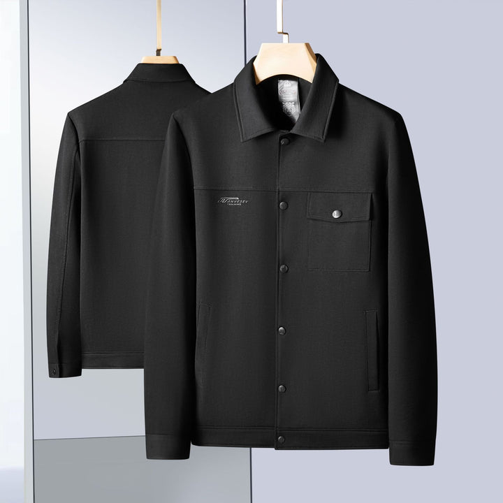 Herren Übergangsjacke im Workwear-Stil mit Druckknöpfen Drune