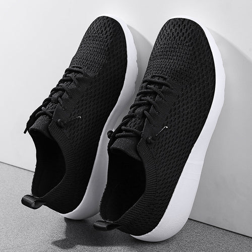 Unisex atmungsaktive Strick‑Slip-On Sneaker mit elastischem Schaft, Zuglasche und gedämpfter Leichtsohle Drune