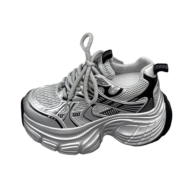 Damen Skulpturale Platform‑Sneaker mit extravaganter Wedgesohle Drune