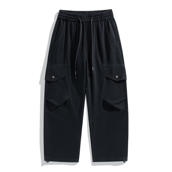 Herren Relaxed-Cargo-Hose aus leichtem Ripstop mit großen Klapp- und Stautaschen Drune