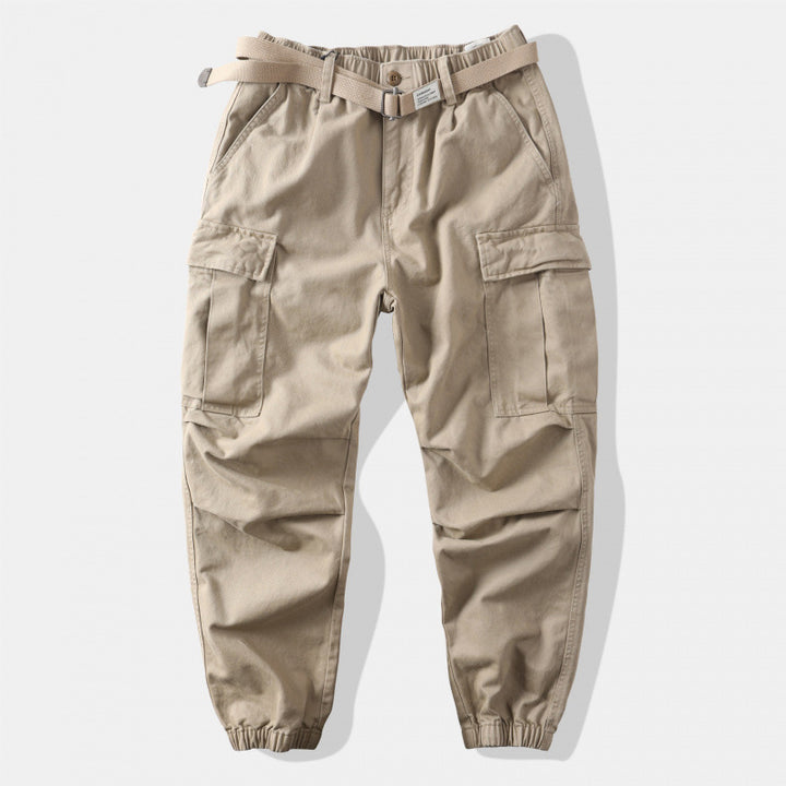 Herren Cargo-Hose mit verstellbarem Bund und praktischen Taschen Drune