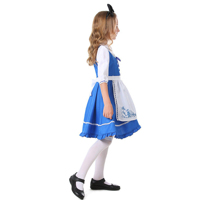 Mädchen Traditionelles Kleid Drune