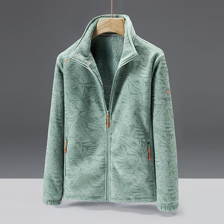Damen Fleecejacke mit floralem Muster Drune