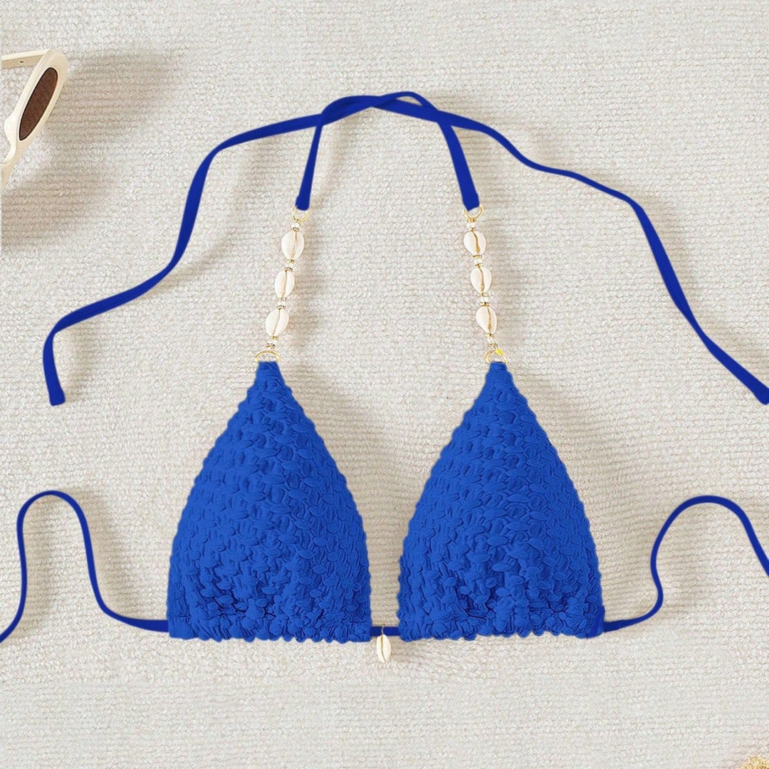 Damen Triangel-Bikini mit Muscheldetails Drune