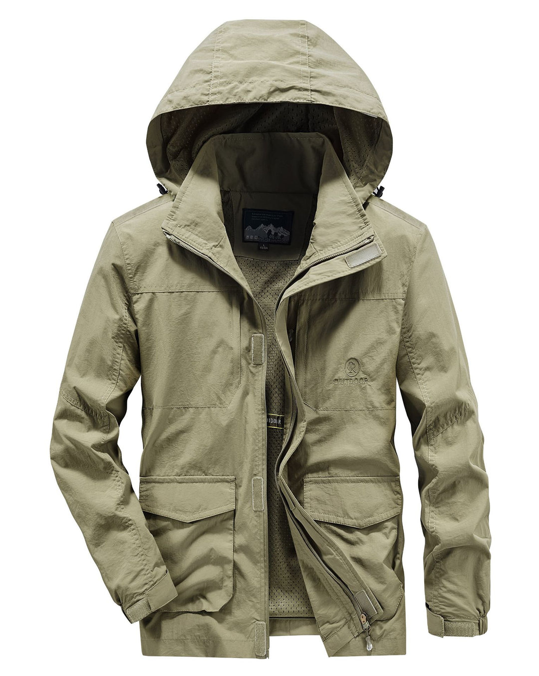 Herren Robuste Wetterjacke mit praktischen Taschen Drune