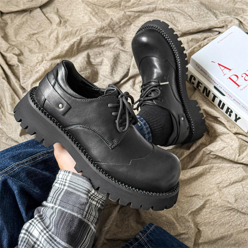 Herren Derb geschnürte Lederschuhe Drune