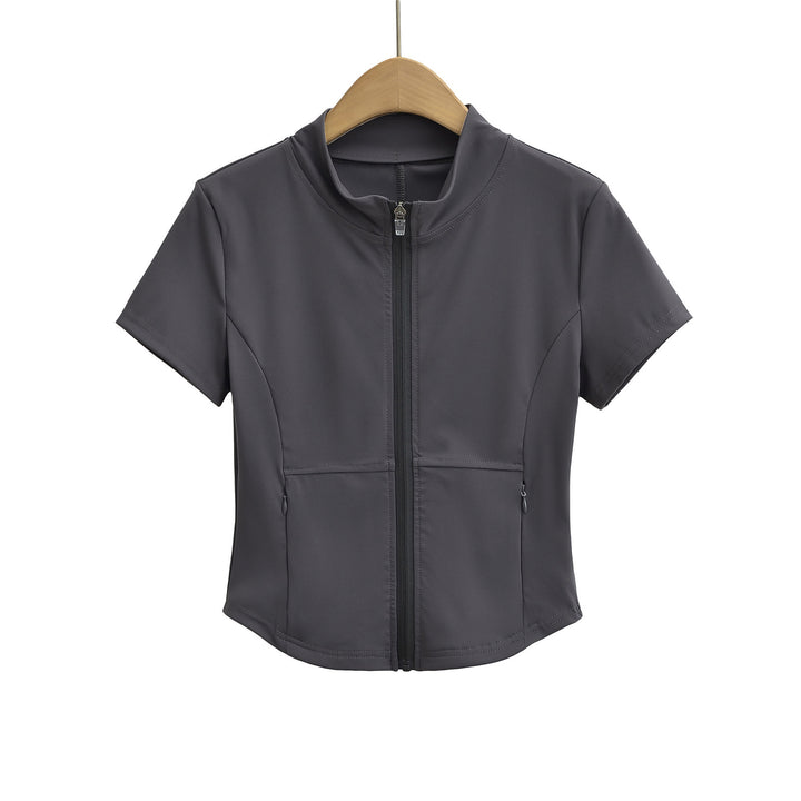 Damen Sportliche Kurzjacke mit praktischem Reißverschluss und Seitentaschen Drune