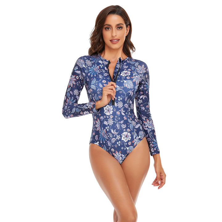 Damen Langarm-Schwimmanzug mit sportlicher Passform Drune