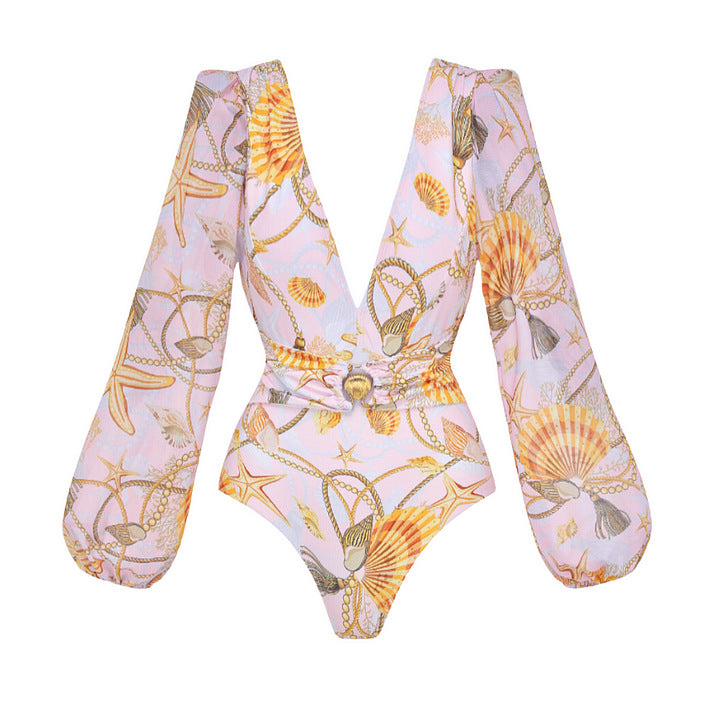 Damen Badeanzug und Maxi-Rock Set Drune
