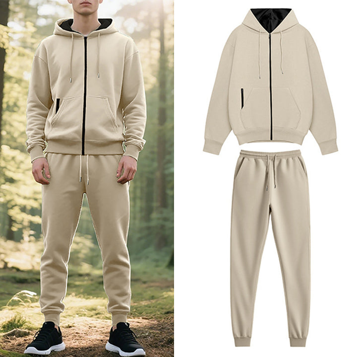 Herren sportlicher Hoodie und Jogginghose Set Drune