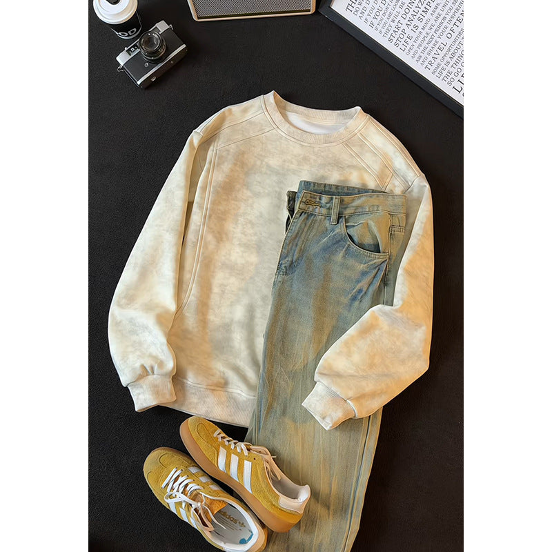 Damen Bequemer Oversized Sweatshirt Drune