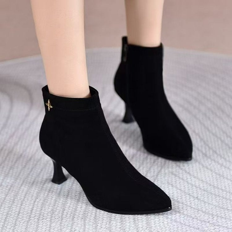 Damen Elegante und stilvolle Stiefeletten Drune