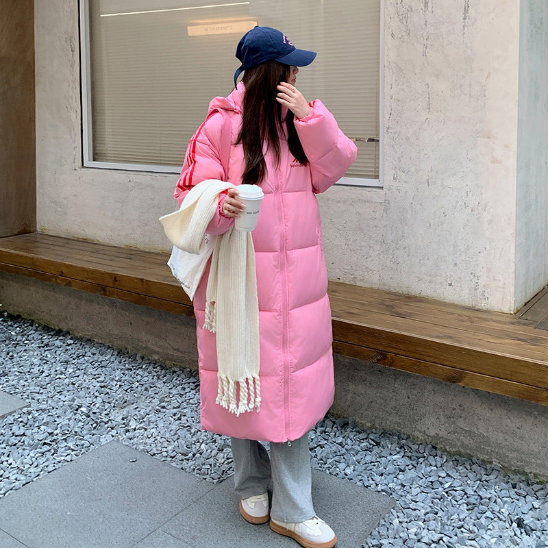 Drune | Warme Lange Puffer Winterjacke für Damen