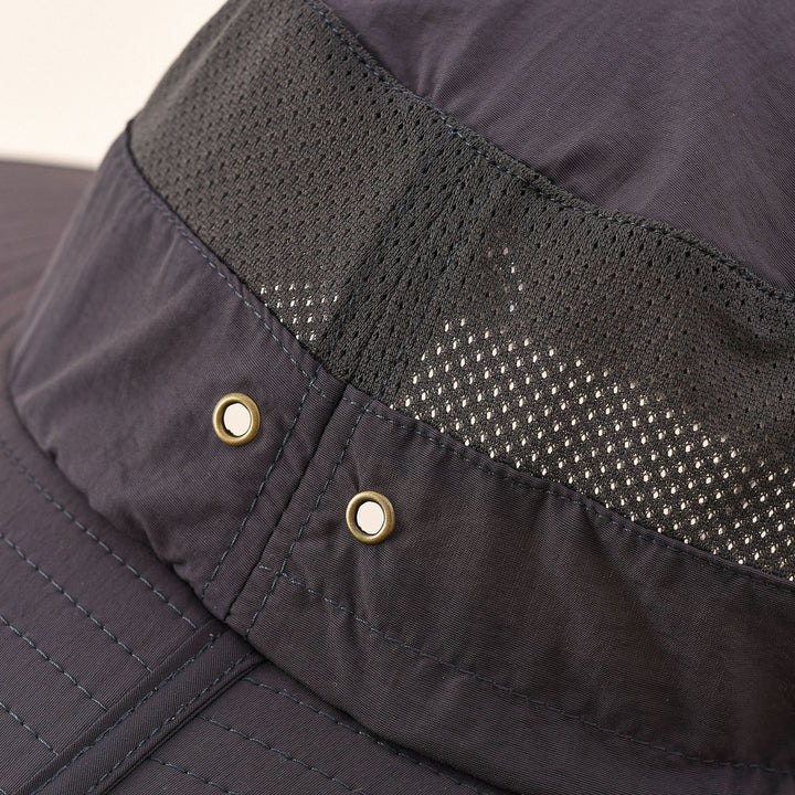 Damen Outdoor Sonnenhut mit breiter Krempe und atmungsaktiver Netzstruktur Drune