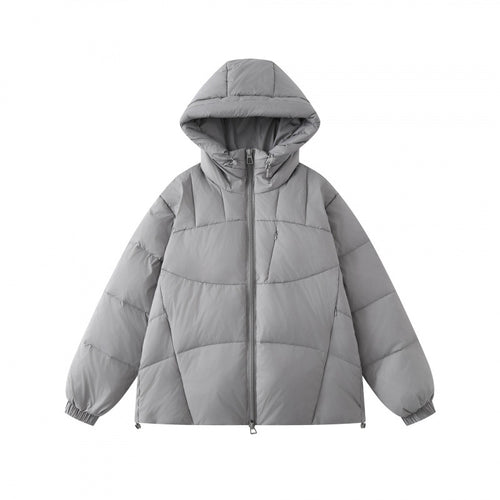 Unisex Wattierte Kapuzenjacke im Oversize-Puffer-Stil Drune