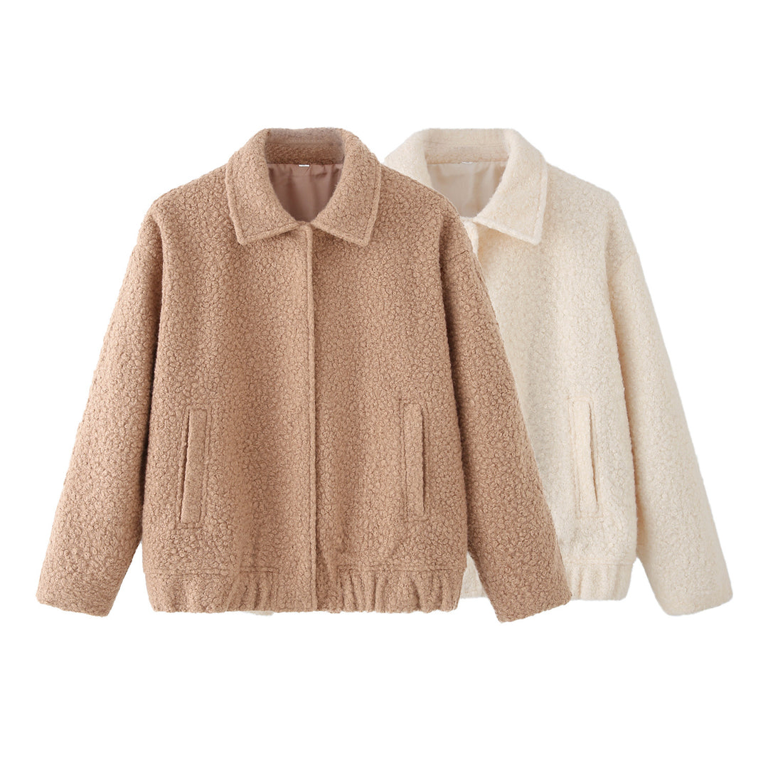 Damen kuschelige Übergangsjacke Drune