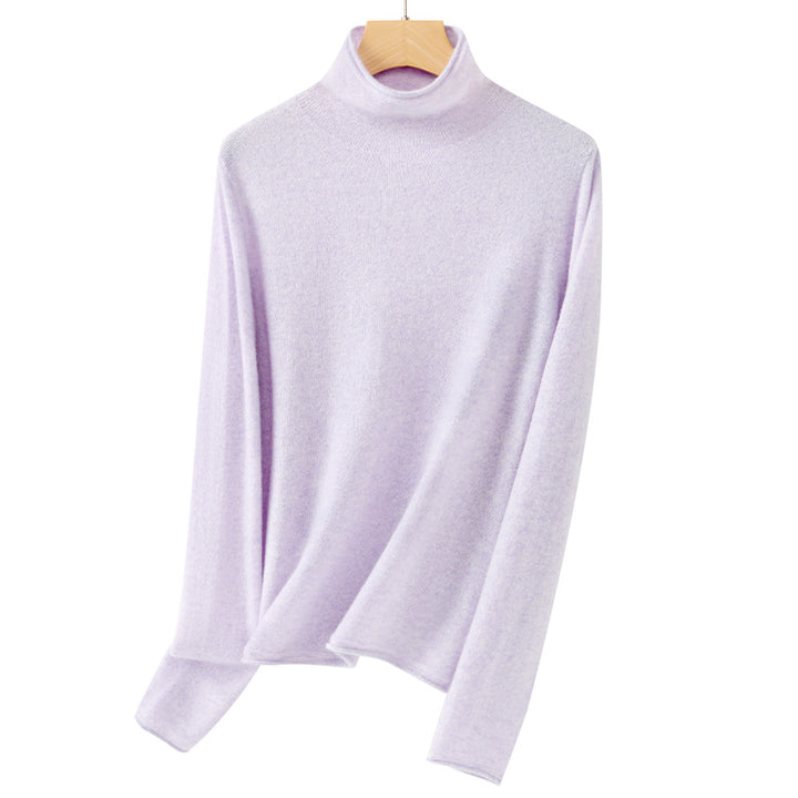 Damen Feiner Rollkragenpullover aus ultraleichtem Feinstrick mit schlanker Silhouette Drune