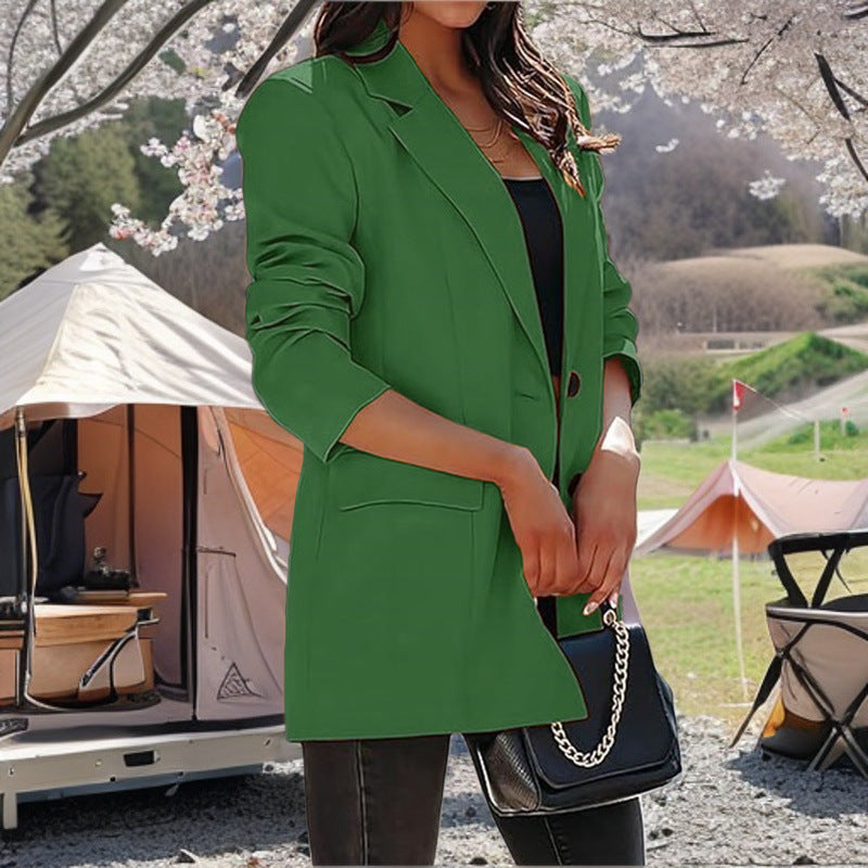 Damen modischer Langarm-Blazer Drune