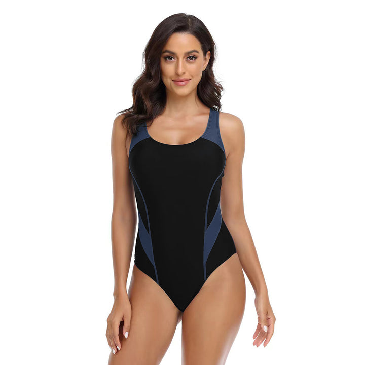 Damen Sportlicher Einteiler Badeanzug mit ergonomischem Schnitt Drune