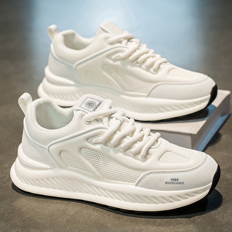 Damen Sportliche Freizeit Sneakers mit atmungsaktiver Mesh-Oberfläche und dämpfender Sohle Drune