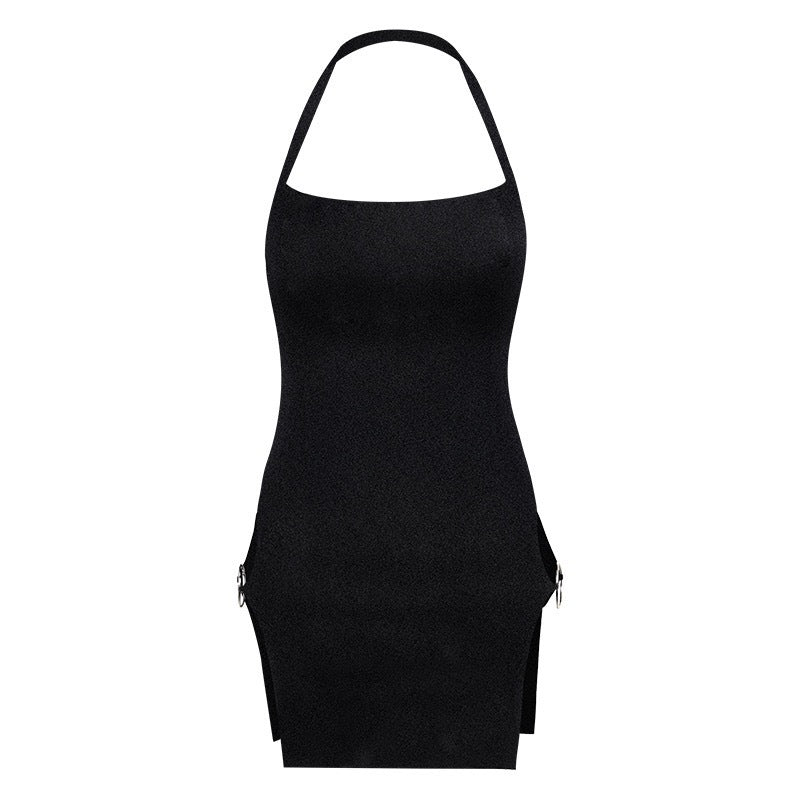 Damen Kleid mit seitlichen Ringdetails Drune