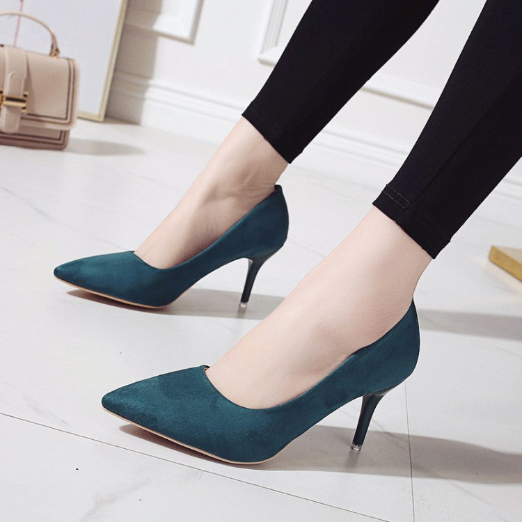 Damen nan spitze Court-Pumps mit schlankem Stilettoabsatz und gepolsterter Komfortinnensohle Drune