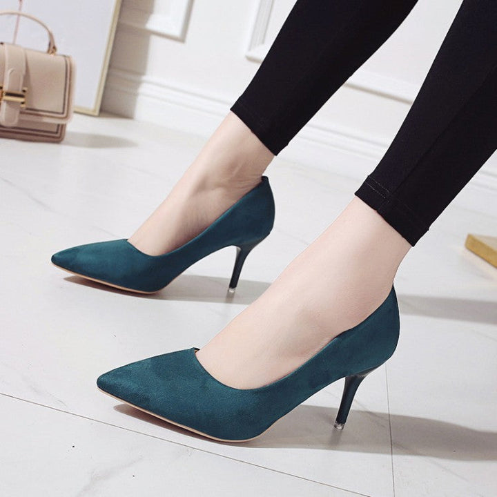 Damen nan spitze Court-Pumps mit schlankem Stilettoabsatz und gepolsterter Komfortinnensohle Drune