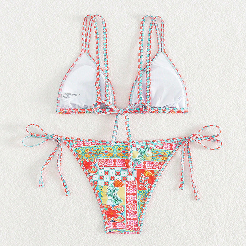 Damen Triangel-Bikini mit multifunktionalem Regulierungsdesign Drune