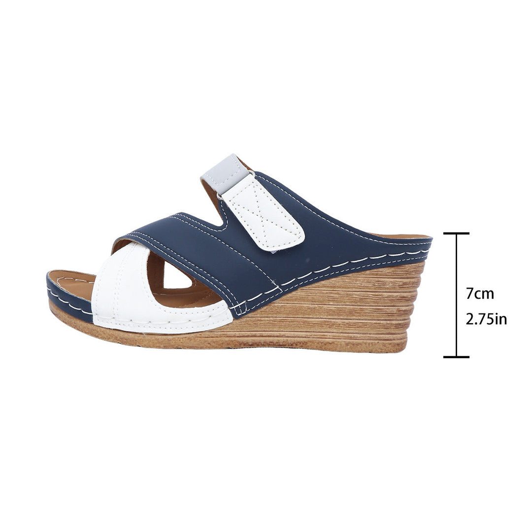 Damen Bequeme Keil-Sandalen Drune