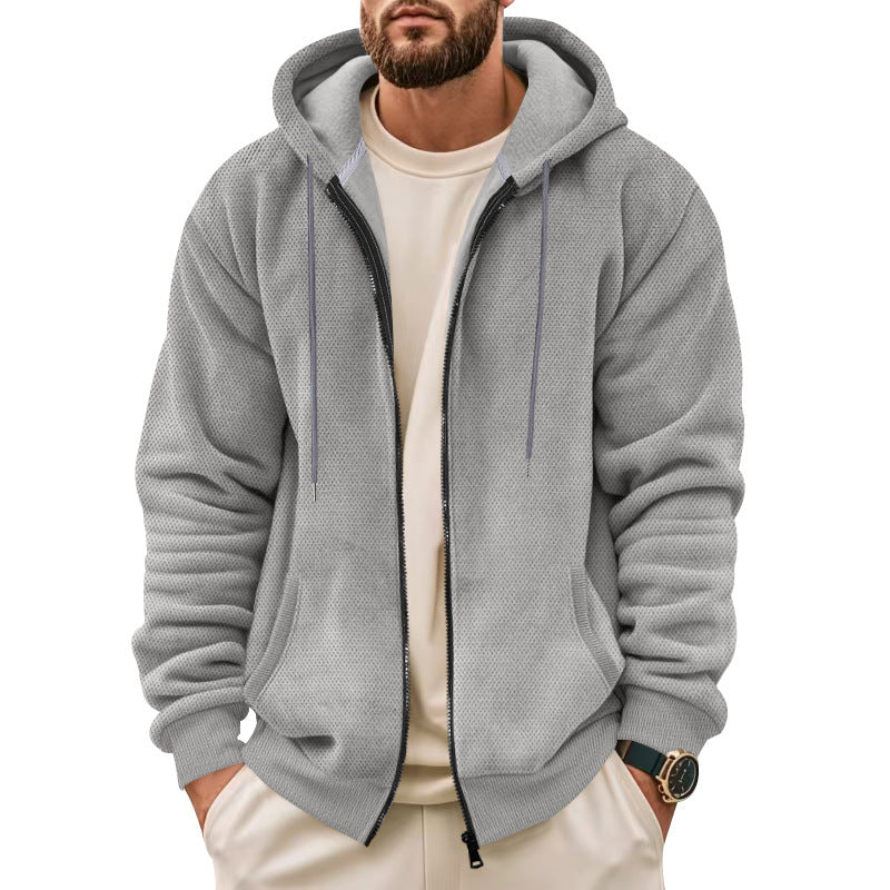 Herren Sportliche Kapuzenjacke mit atmungsaktivem Material und praktischem Reißverschluss Drune