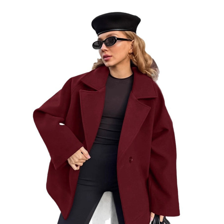 Damen Elegante Wickeljacke mit Gürtel und lässigem Schnitt Drune