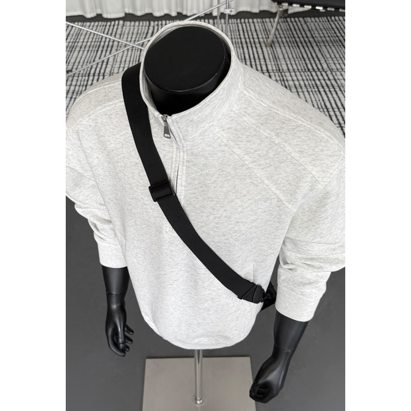 Herren Sportliches Zip-Sweatshirt mit modernem Schnitt Drune