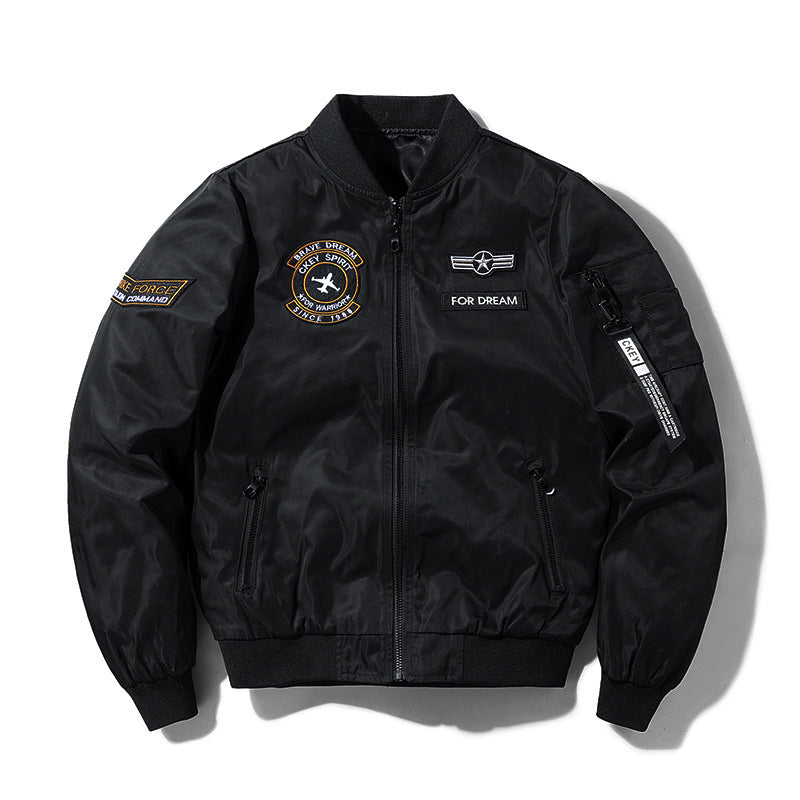 Herren Sportliche Bomberjacke mit praktischen Taschen und stilvollem Design Drune