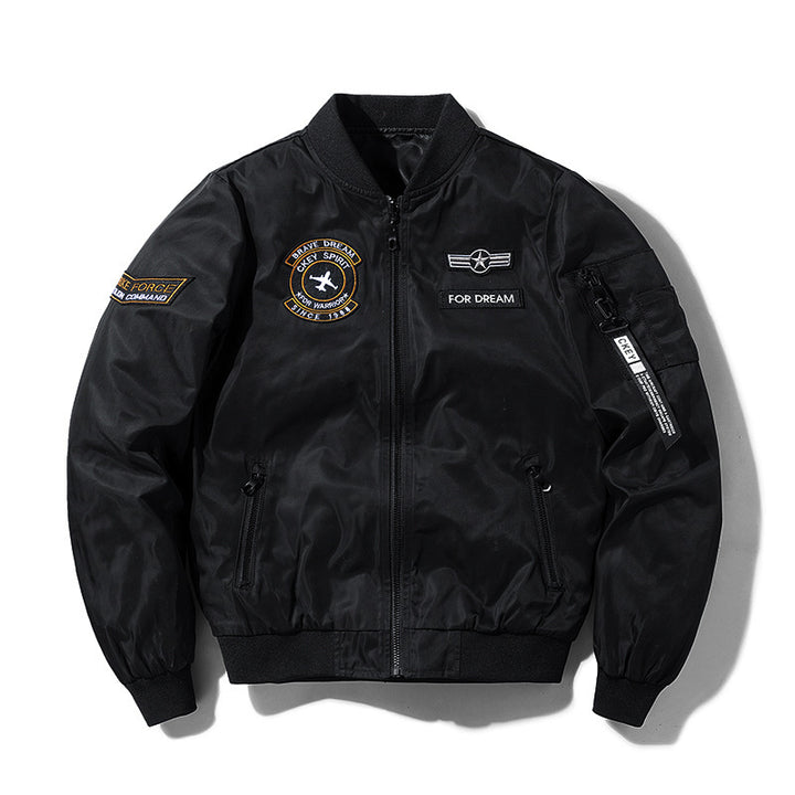 Herren Sportliche Bomberjacke mit praktischen Taschen und stilvollem Design Drune