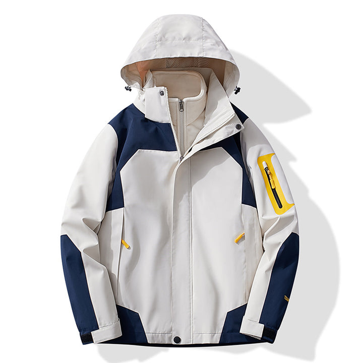 Damen Multifunktionale Trekking-Softshelljacke mit herausnehmbarer Fleece‑Innenlage und Kapuze Drune