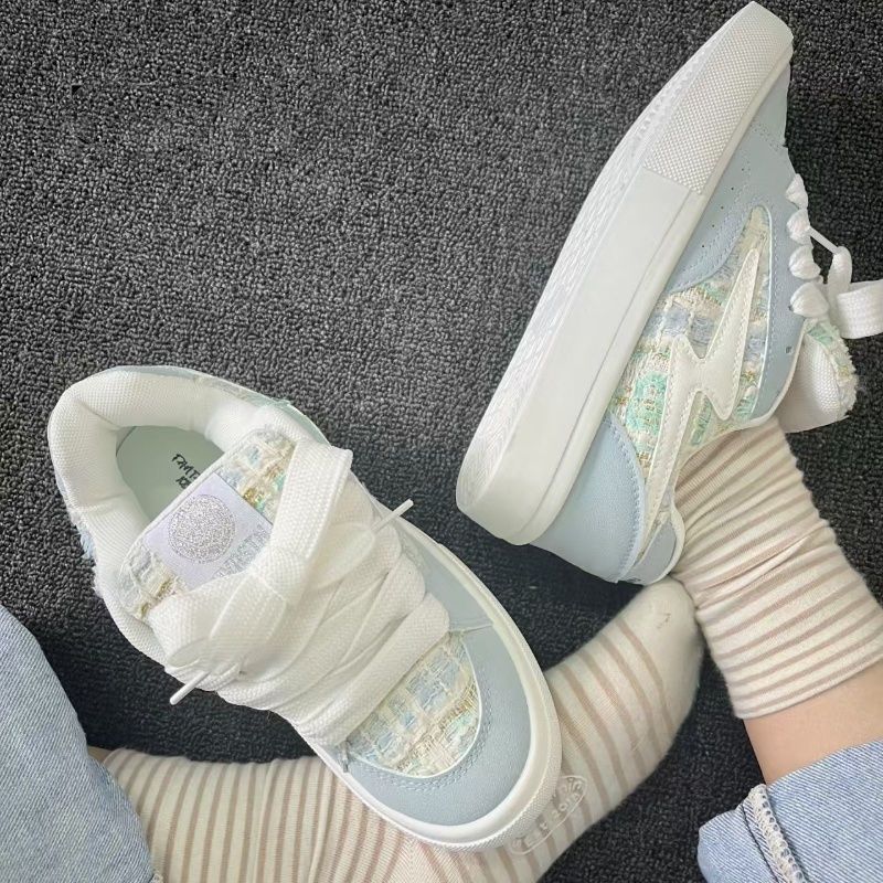 Damen modische Sneakers mit einzigartiger Textur und komfortabler Sohle Drune