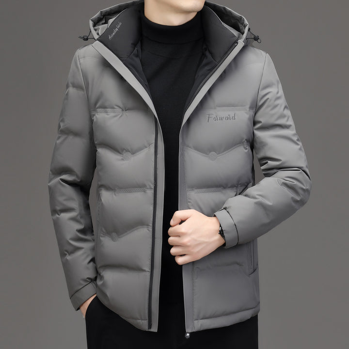 Herren Steppjacke mit Kapuze und schlanker Thermofütterung Drune