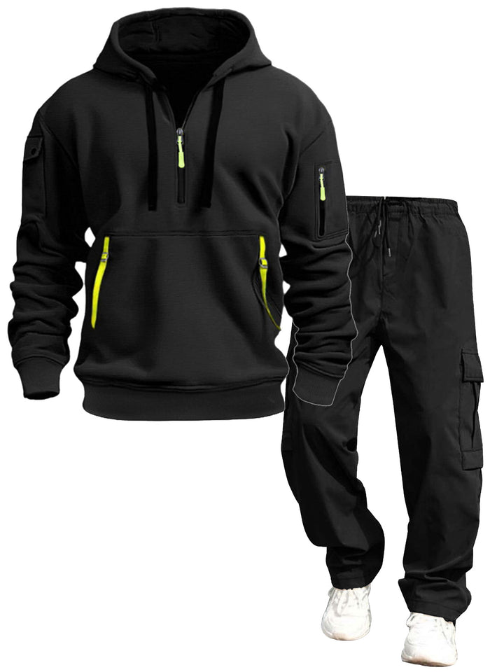 Herren lässiger Kapuzenpullover und Jogginghose Drune