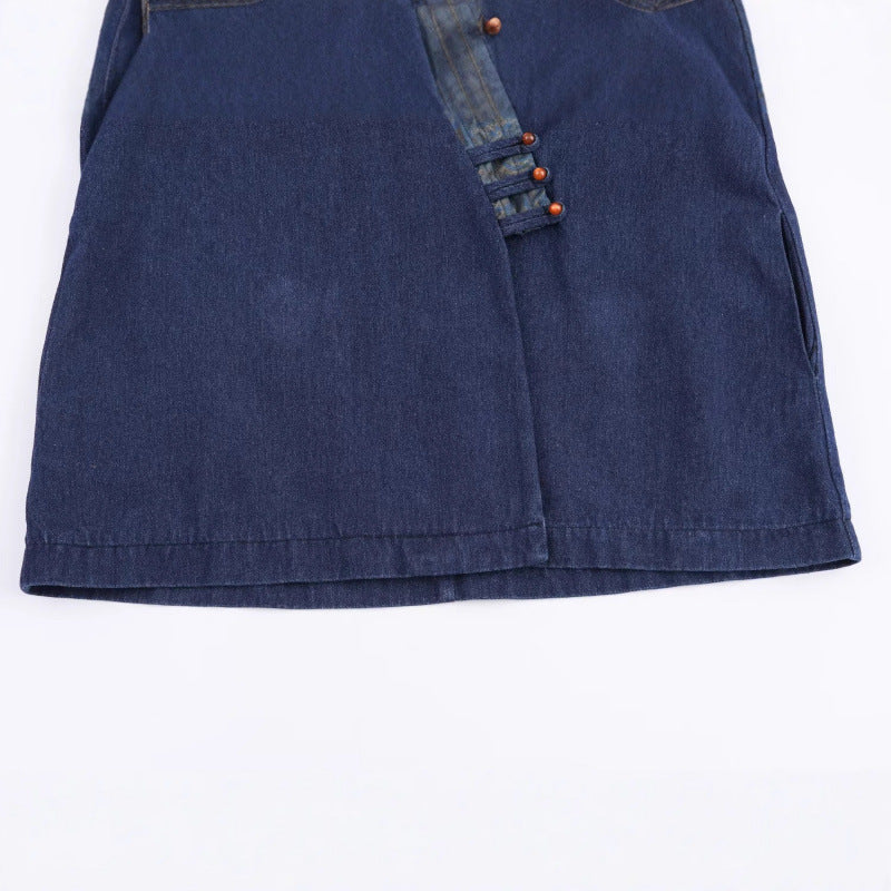 Damen elegante Kombi-Jacke im asiatischen Stil mit Kimono-Details Drune