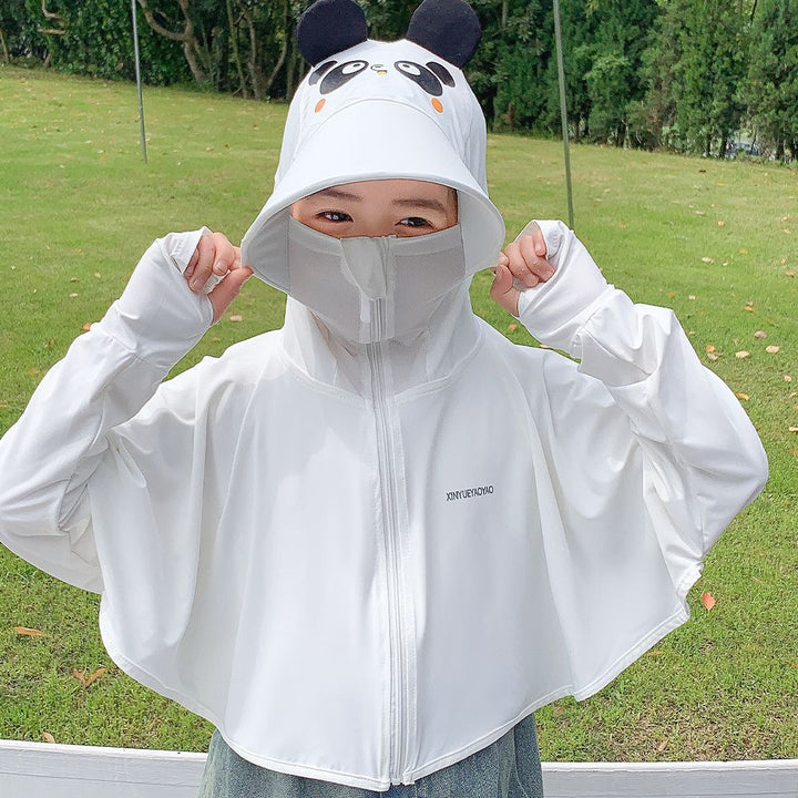 Mädchen multifunktionale UV-Schutzjacke mit Kapuze Drune