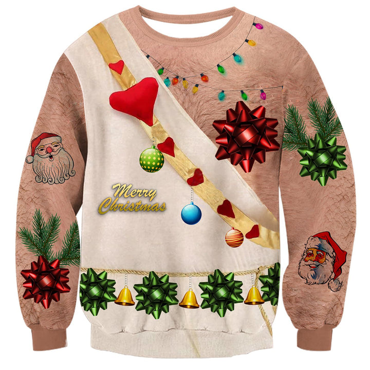 Damen Lustiger Weihnachtlicher Sweatshirt Drune