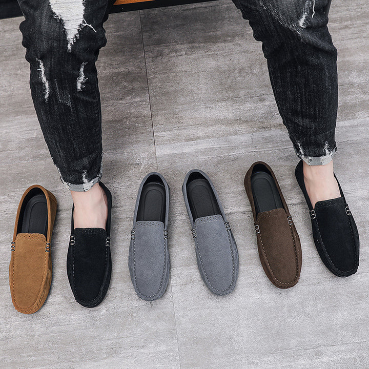 Herren Elegante Wildleder Slipper
